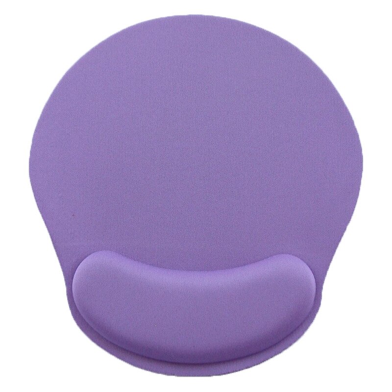 Tapis de souris ergonomique en mousse à mémoire de forme repose-poignet Support de coussin de poignet léger tapis de souris soulagement de la douleur à la maison ou au travail: VIOLET