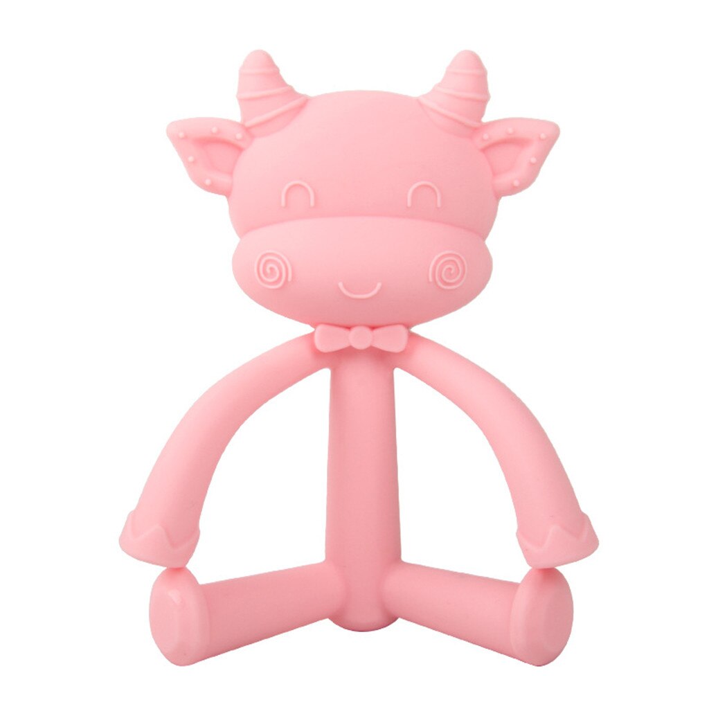 Peuters Zuigelingen Baby Tandjes Speelgoed Zachte Siliconen Fruit Bijtring Houder Cartoon Kids Bijtring Educatief Speelgoed Baby Shower Speelgoed 3: E
