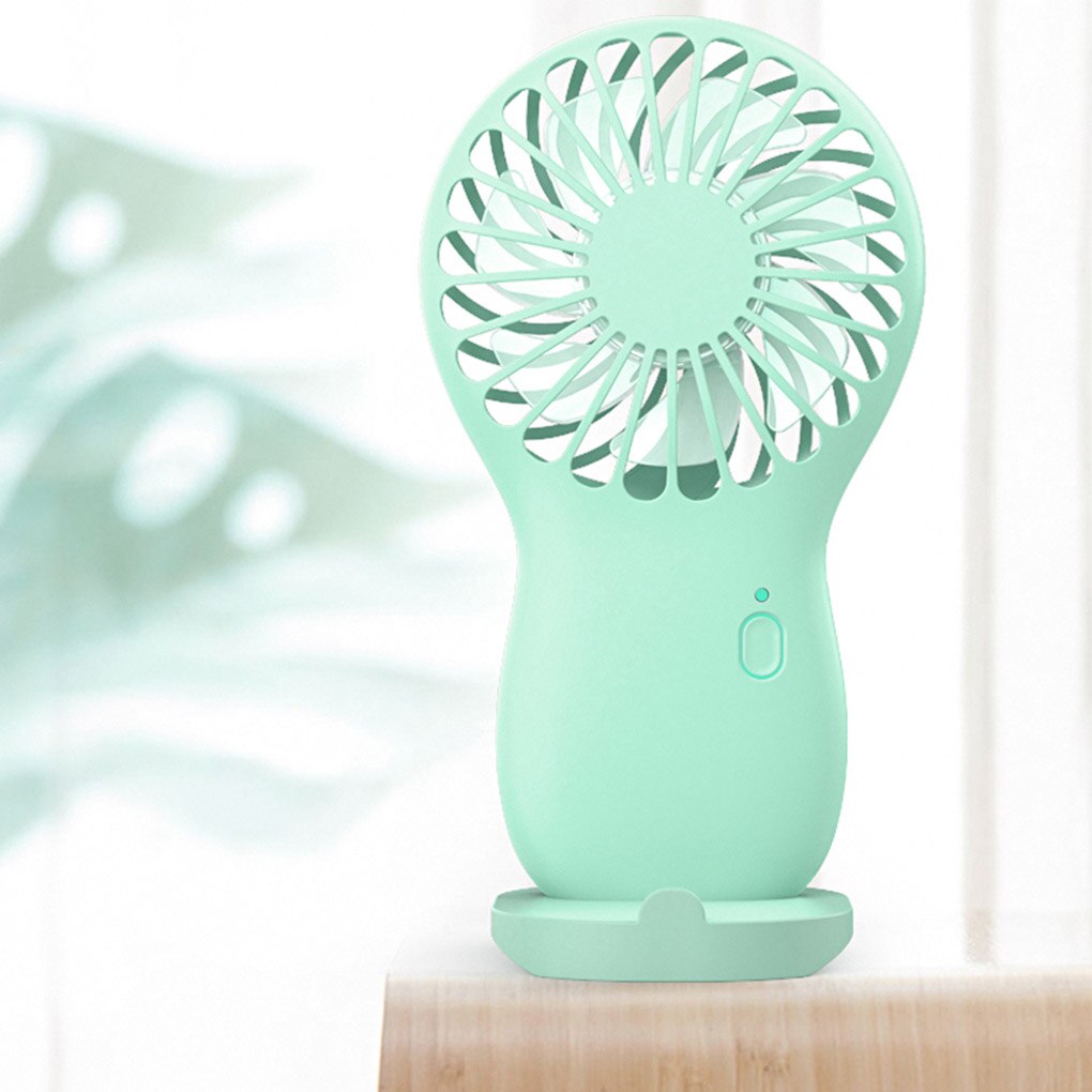 Mini Portable Electric Cooling Fan HandHeld Travel USB Rechargeable Cooling Fan Phone Holder