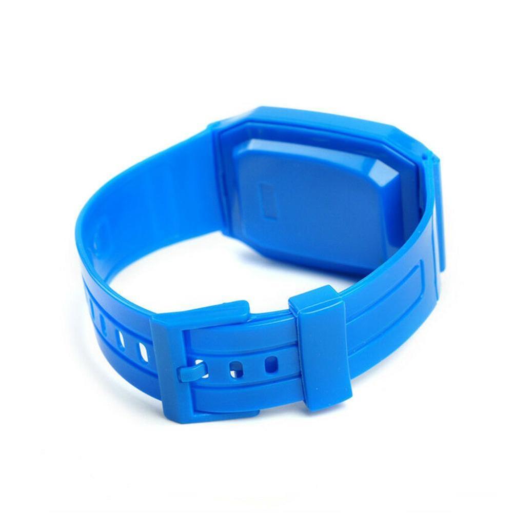 Barn silikone elektronisk lommeregner dato tid multifunktions armbåndsur lommeregner ure