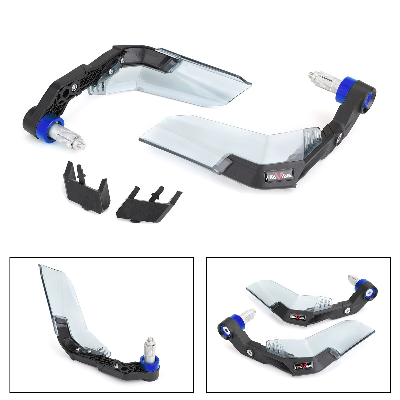 Areyourshop Universele Motorfiets Handguard Hand Guard Stuur Handle Bar Schelpen Protector Voor Honda Voor Yamaha Motor: Blauw