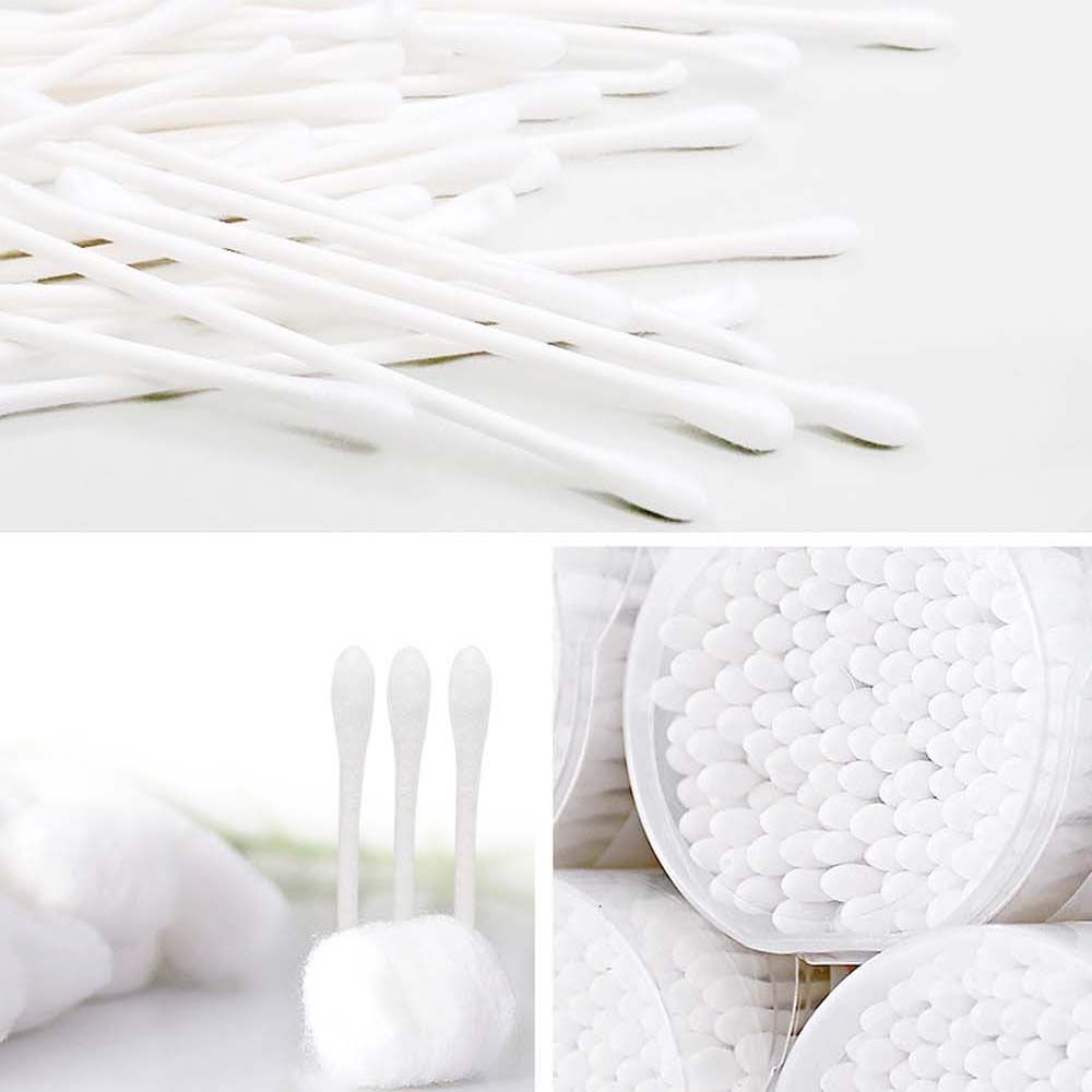 200Pcs Baby Wattenstaafje Papier Sticks Zachte Wattenstaafjes Schoonmaken Van Oren Neus Nagels Belly Button Pasgeboren Baby Care tool