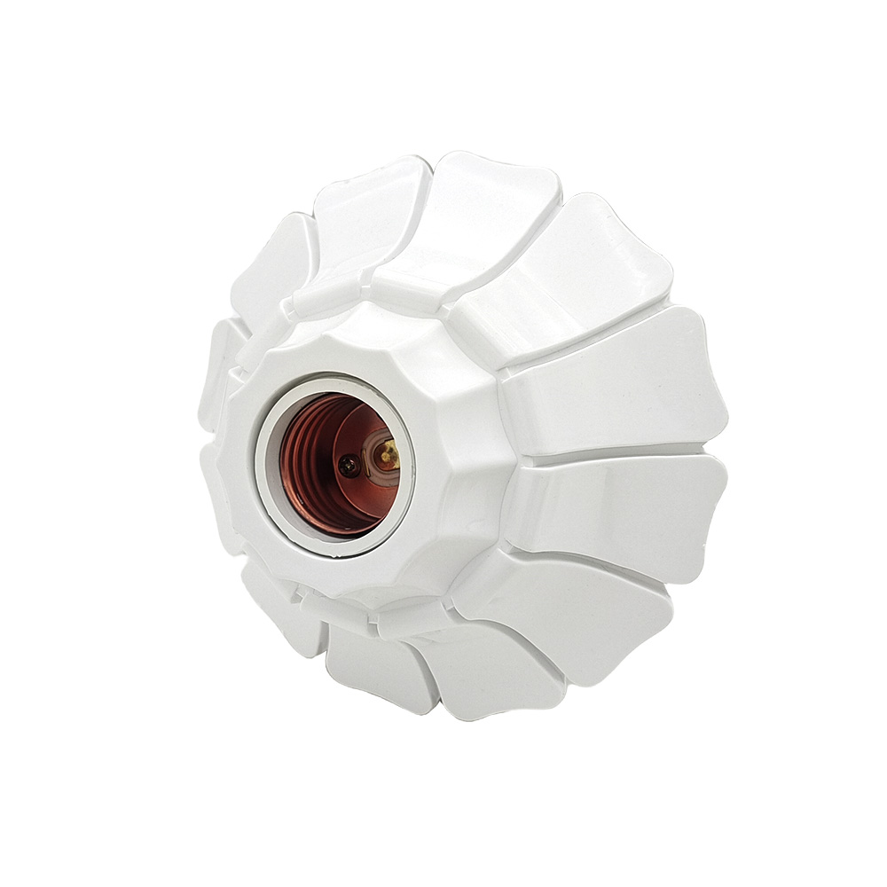 E26/e27 universelle pærefatninger, hvid og sort skruebase til led-pærer, , 110v-220v,  kommercielle pærer til hjemmet: Brun