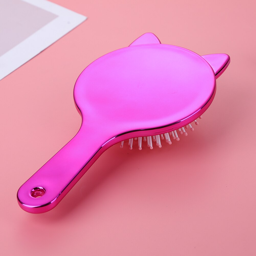 Cute Cat Ears Hairbrush Massage Combs Salon Hairdressing Comb Hair Brush Hair Care