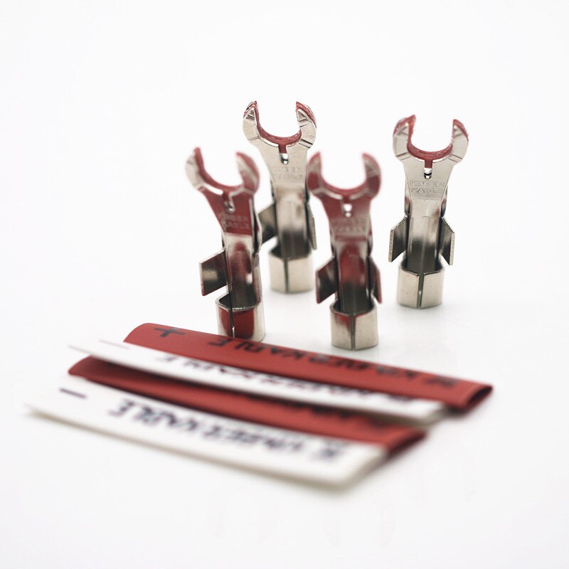 Kimber Kable 8 pieces+8 shrink tubefever amplifier speaker Y plug speaker cable 8TC 12TC U-shaped plated terminal block