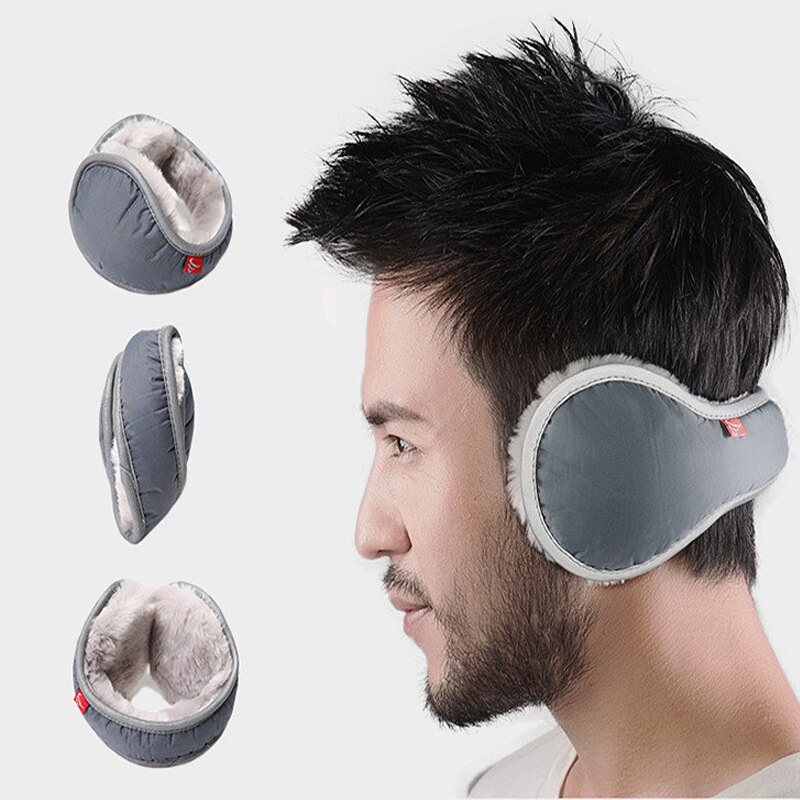 Vattentäta varma hörselkåpor vintervikbara reflekterande hörselskydd täcker kyltåliga justerbara hörselkåpor