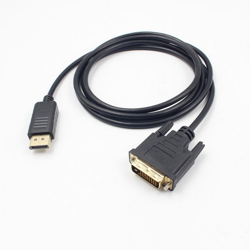 Display Port 1.8 M 1080P Dp Naar Dvi Adapter Kabel Displayport Naar Dvi 24 + 1 Adapter Kabel