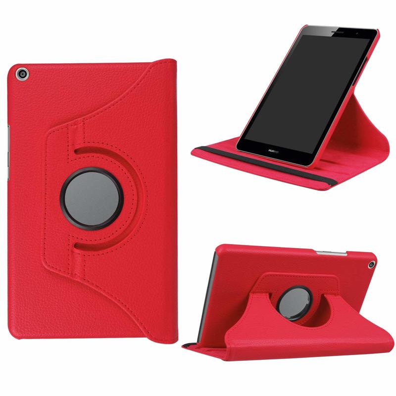 360 Rotating PU leather Case Cover For Huawei MediaPad T3 8.0 KOB-L09 KOB-W09 Tablet Case for Huawei T3 8 Honor Play Pad 2 8.0"