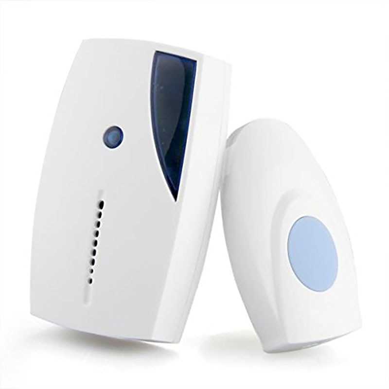 Smart LED Indication Wireless Chime Music Door Bell Transmitter + Receiver 70-110M Range Remote Control Wireless Doorbell