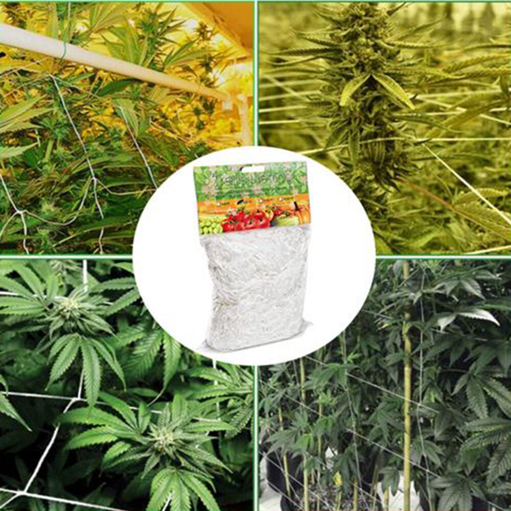 Haveredskaber plante klatrenet vævning polyester net klatrenet kvadratisk netværk plante espalier net kraftig polyester
