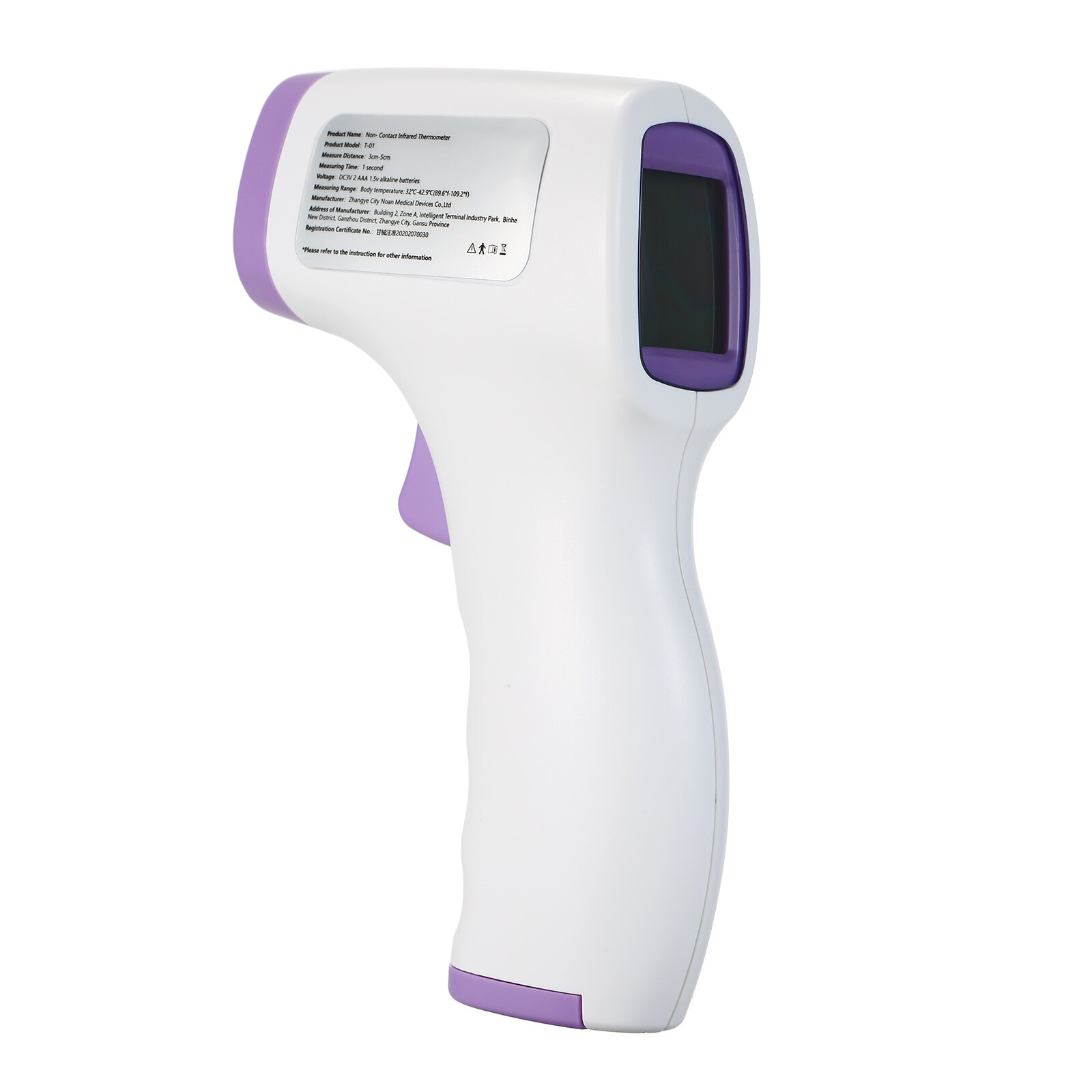 Termómetro Digital de mano LCD, medidor de temperatura, alarma de fiebre, infrarrojo sin contacto, herramientas para el hogar
