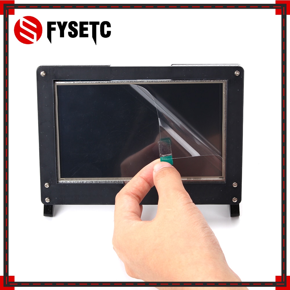 Black Raspberry Pi 3 Model B 5 Inch Raspberry Pi LCD Acrylic Bracket Case Fixed Bracket For Raspberry Pi 3B+