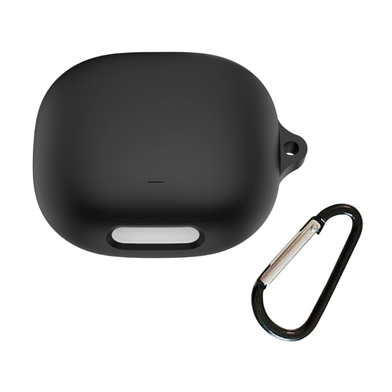 Estuche de transporte de silicona para auriculares Anker Soundcore Liberty 4 Pro, funda protectora resistente a los arañazos y a prueba de arañazos: Negro
