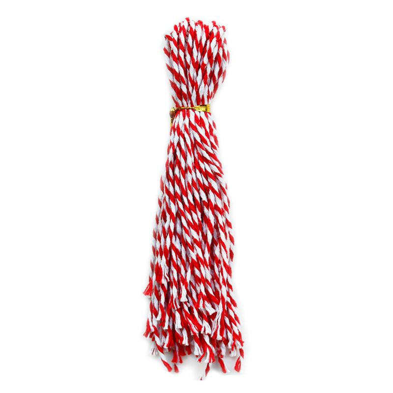 50/100pcs Natural Hemp Strings Red Green Cotton Cords for Tags Handmade Item Packing Decoration Bakery Twines