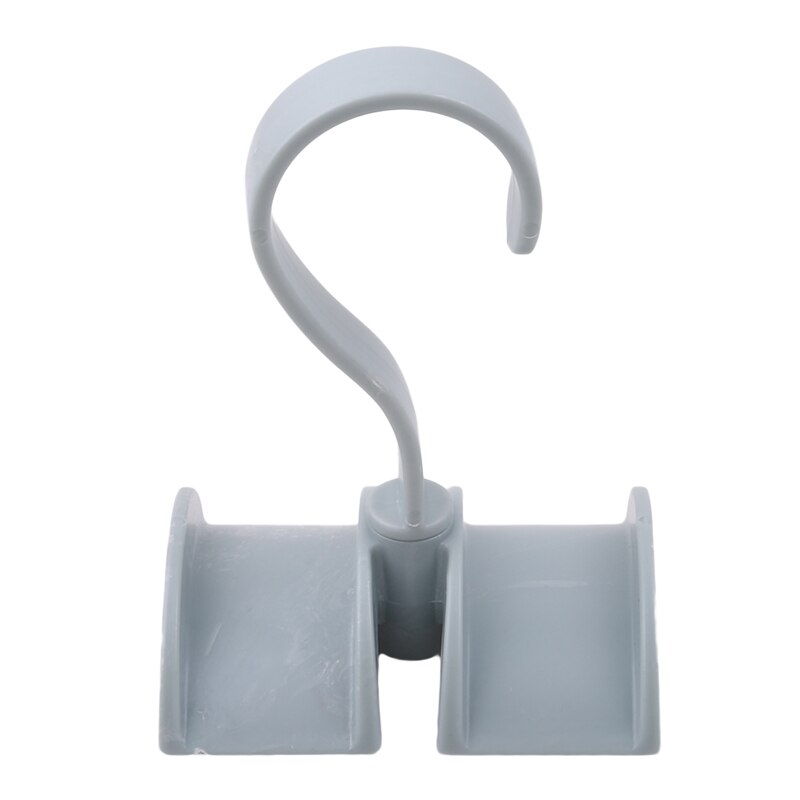 Garderobekast opbergtas opbergrek plastic hanger multifunctionele stropdassenrek spijkervrije tassenhaak: Blauw