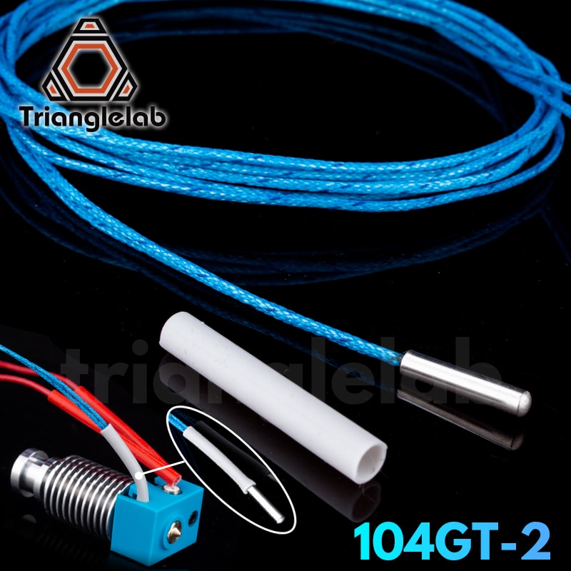 trianglelab ATC Semitec 104GT-2 104NT-4-R025H42G Thermistor Cartridge High temperature 280℃ for ED V6 Volcano Heater Block