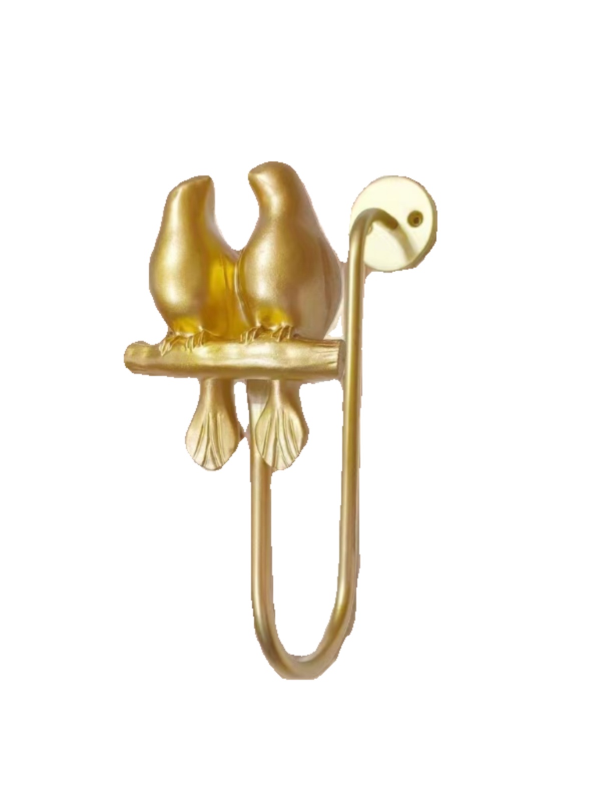 2 stk./sæt retro fugleharpiks gardinholder vintage fugl vægkrog til gardinbåndsspænder dekoration enkle vægkroge