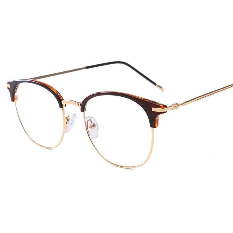 Semi Rimless Computer Glasses Anti Blue Light Eye Glasses Eyeglasses Optical Spectacle Glasses Frame For Women Men