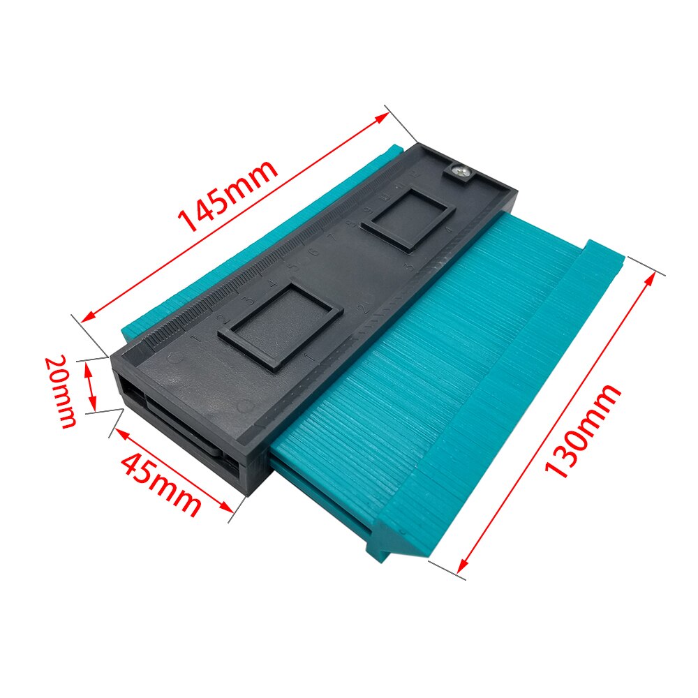Plastprofil kopieringsmätare konturmätare duplikator standard 5 " bredd trämarkeringsverktyg kakel laminatplattor allmänna verktyg