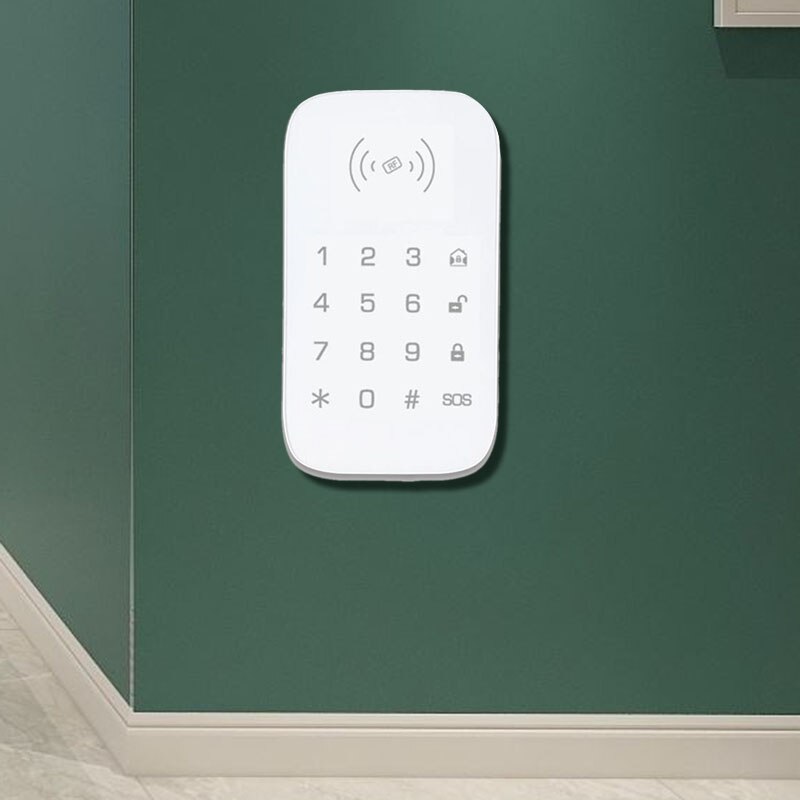 Teclado inalámbrico MOOL para el sistema de seguridad inteligente del hogar teclado de extensión para el Panel de Control del Host de alarma contra incendios antirrobo