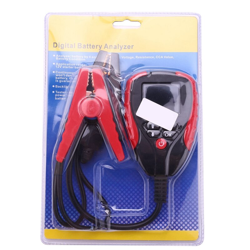 Digitale 12V Auto Batterij Tester Pro Met Ah Modus Automotive Batterij Load Tester En Analyzer Batterijduur Percentage, spanning,