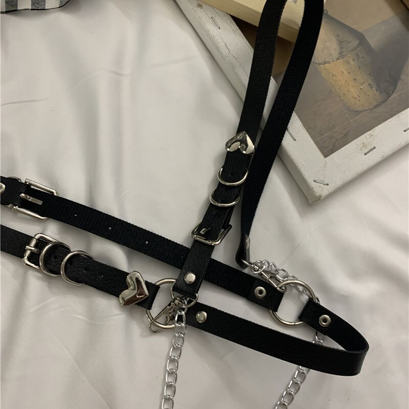 Punk Rock Detachable Chain Belt Multi-purpose Waist Chain Belt for Women PR