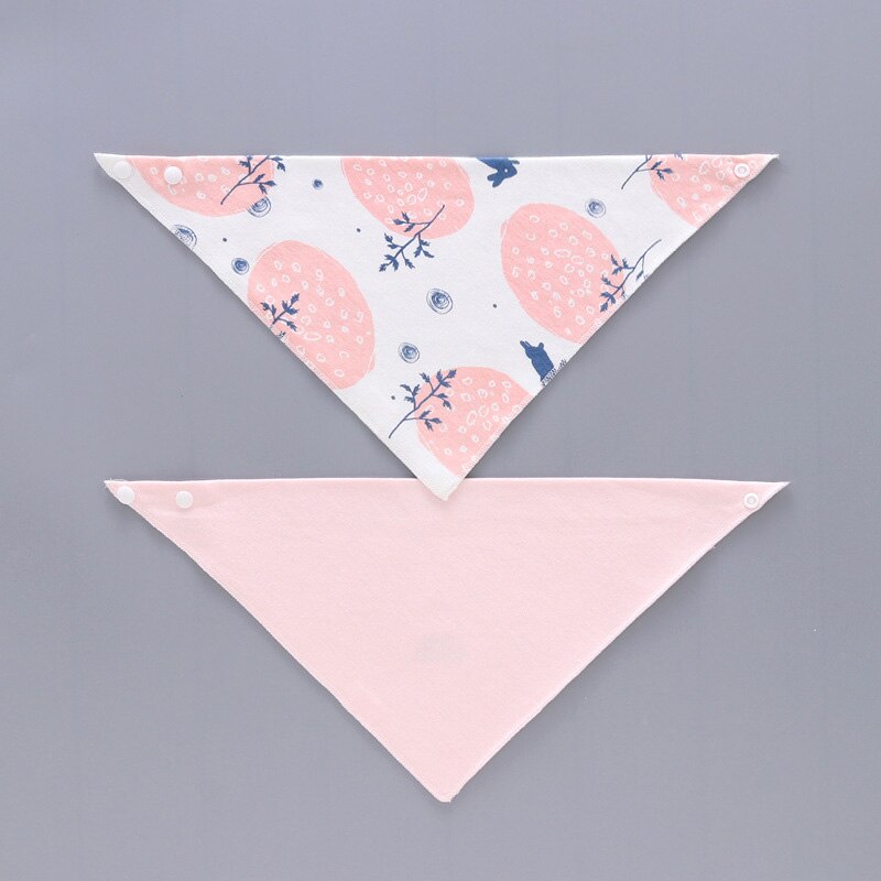 2 pièces/ensemble Burp chiffons pour bébé coton bavoirs alimentation bavoirs Bandana Triangle écharpe salive pour bébé soins WWD005