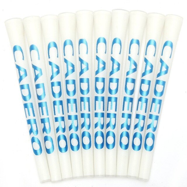 CADERO Kristall 10 Teile/los Standard Golf Griffe 10 Farben Erhältlich Wahl Mit Weichen Material: Weiß-Blau