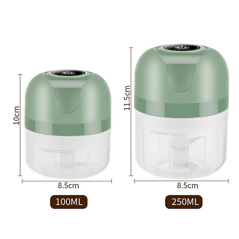 Electric Mini Food Chopper USB Charging Mini Electric Garlic Chopper Small Food Processor for Onion Garlic Pepper Vegetable
