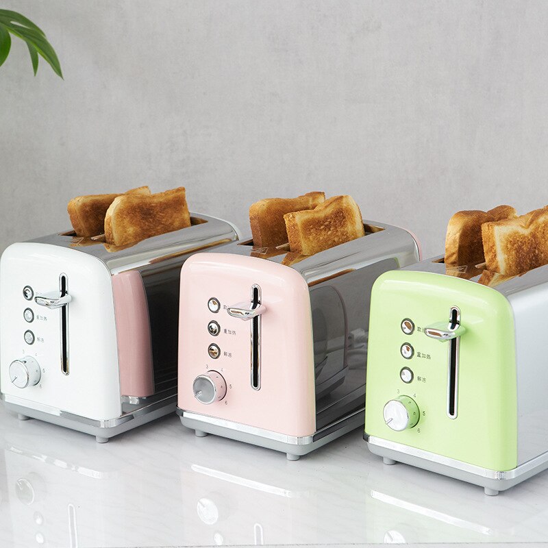 Stainless Steel Multi-Function Toaster Automatic Household Small Toaster Breakfast Toaster