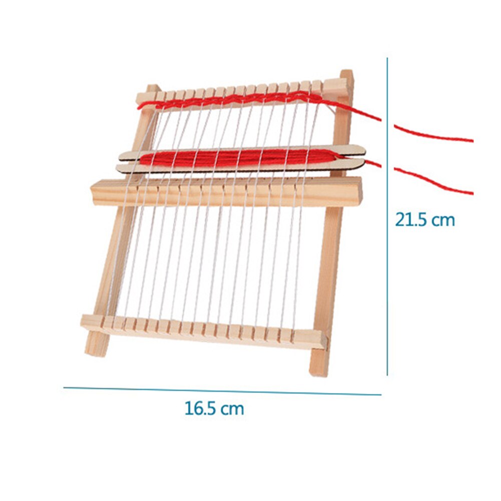 Wetenschappelijke Product Model Handmatige Diy Zelfgemaakte Weefgetouw Hand Breien Machine Kinderen Educatief Speelgoed TI99