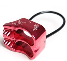 XINDA Rappel ATC Descend Belay Device Aluminum Descender Rope Outdoor Camping & Hiking Rock Climbing Equipment: Red