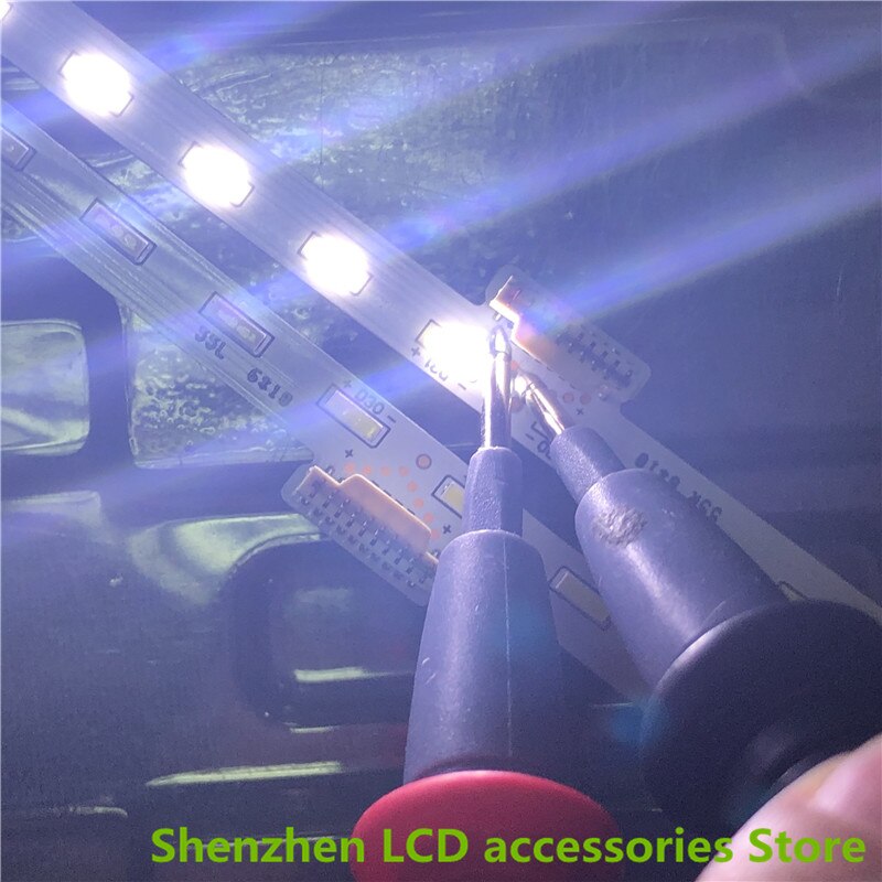 LED Backlight strip For Sony XBR-55X850D KD-55X8500D ASSY-16-S055-BC-PLAN2 734.01N08.XXXX 55&quot;TV V550QWME01 56.38027.020