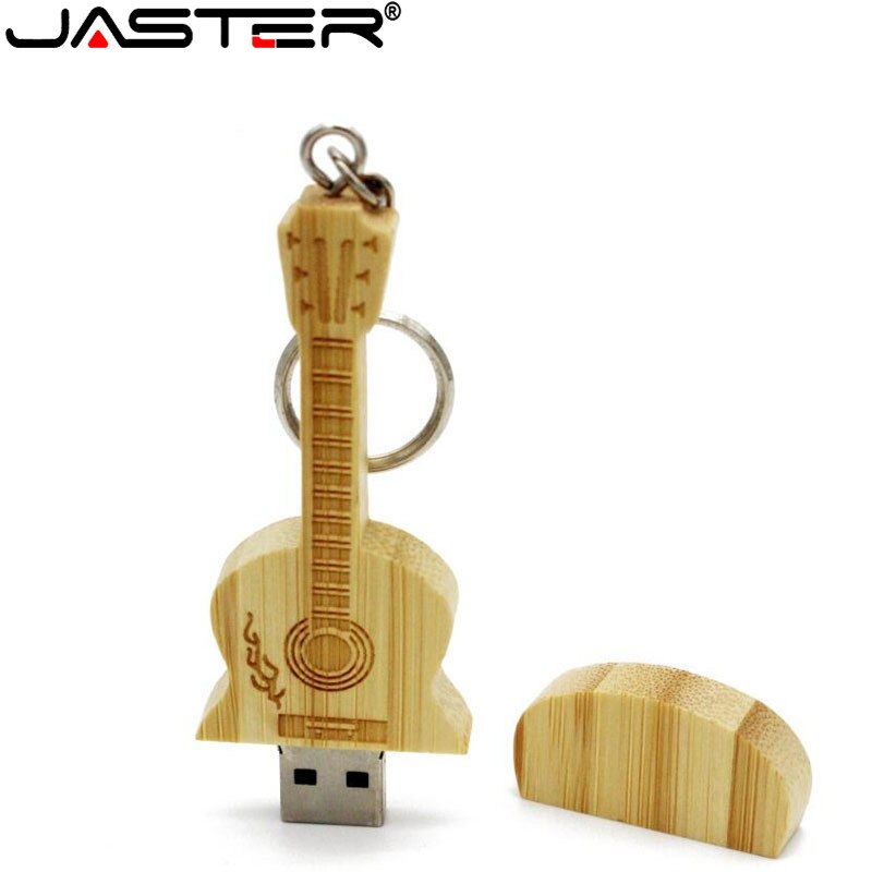 JASTER wooden guitar usb flash drive pendrives pen drive 8GB16GB32GB 64GB car key flash card memory stick mini