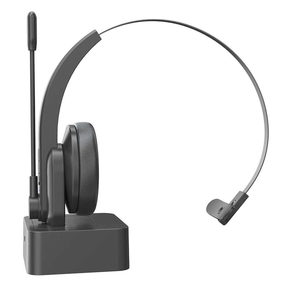 Auriculares para centro de llamadas compatibles con Bluetooth, auriculares inalámbricos manos libres con micrófono y cancelación de ruido para centro de llamadas: Default Title