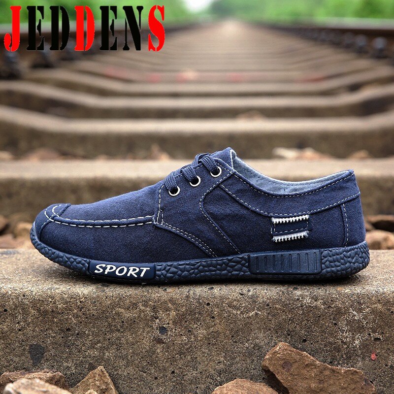Zomer Sportschoenen Mannen Denim Lace Up Running Schoen Man Zachte Schoenen Mannen Sport Mannelijke Zwarte Sneakers Heren lage Top Werk Schoen Q18