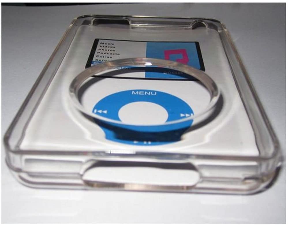 Full Protective Crystal Clear Hard Cover Case for iPod Classic 7th Gen 120GB 160GB, 6th Gen 80GB 120GB, 5th Gen 30GB