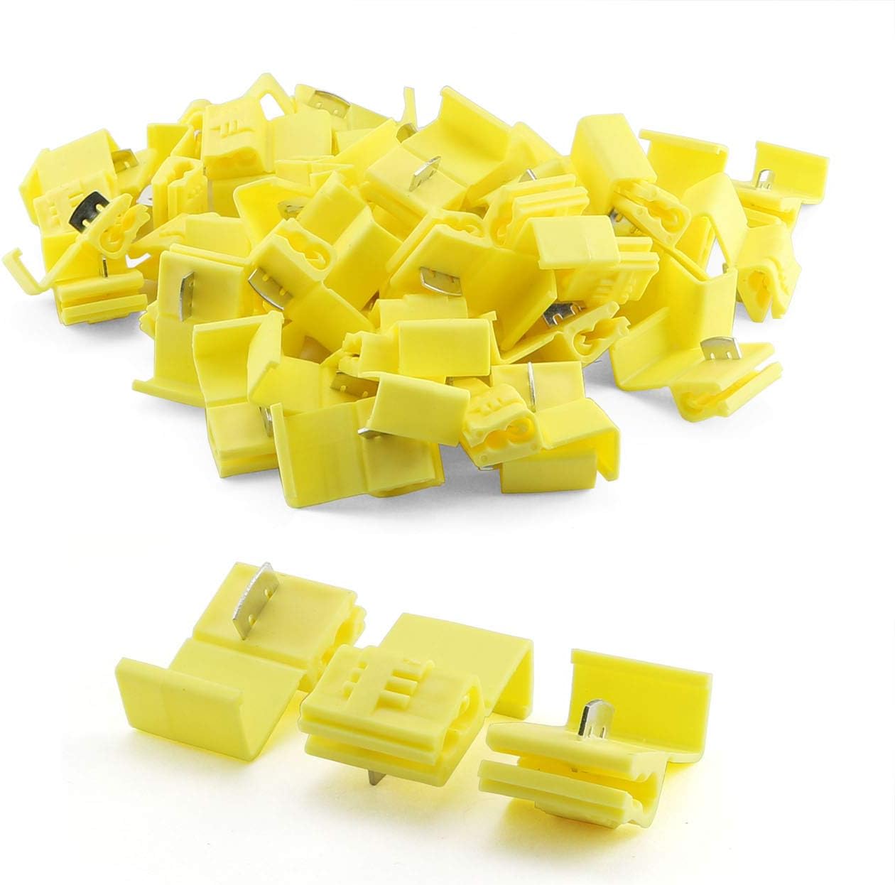 50 Stuks Draad Kabel Connectors Scotch Lock Elektrische Quick Splice Terminals Crimp Niet-destructief Zonder Breken Lijn AWG 22-18: Lavendel