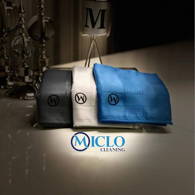 Miclo chiffon microfibre de nettoyage (Pella En) 3 pièces grande taille cuisine absorbant Micro lingette épaisse nettoyage nappe serviette de cuisine