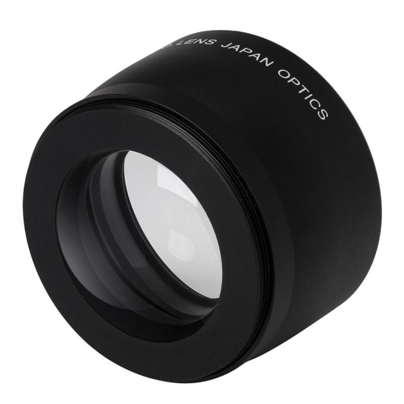 Teleobiettivo 52MM 2.0X per Nikon D7100 D5200 D5100 D3100 D90 D60 e altri obiettivi per fotocamere DSLR con filettatura filtro 52MM