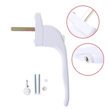 UPVC White Universal Espag Window Handle - Key Locking For Double Glazing LS&#39;D Tool