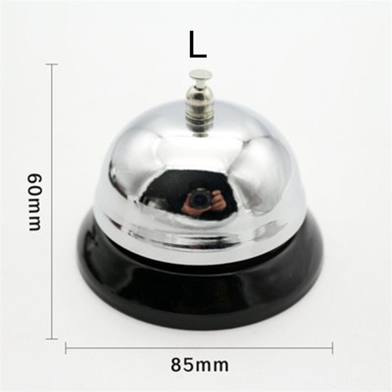 Hotel Counter Desk Bell Ring Restaurant Bar Ringer Call Bell Service Rings Reception Christmas Craft Stainless Vegetable Bells