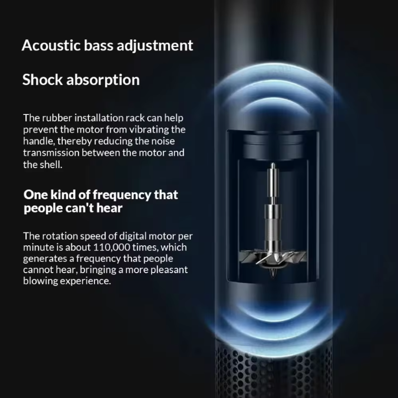 Negative ion hair-damaging leafless quick-drying hair dryer silent home hair salon hair dryer hair style machine