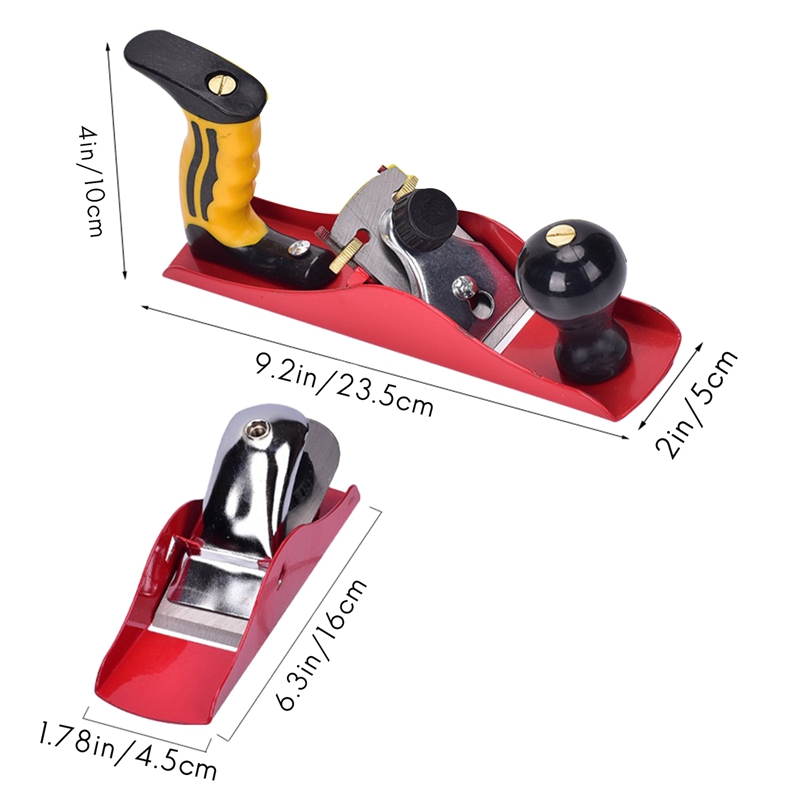 2 Pack Wood Hand Planer Set Hand Tool Block Plane for Trimming Projects Woodworking Carpenter DIY Model Making