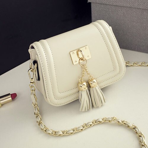 Bolish Women Vintage PU Messenger Bag Female Daily Shopping Shoulder Bag Causal Day Clutches All-Purpose Dames Tassen: beige