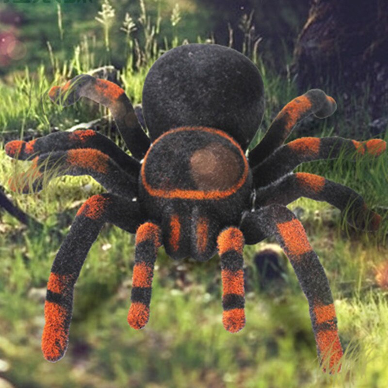Wall Climbing Spider Remote Control Toys Infrared RC Tarantula Kid Toy Simulation Furry Electronic Spider Toy For Kids Boys