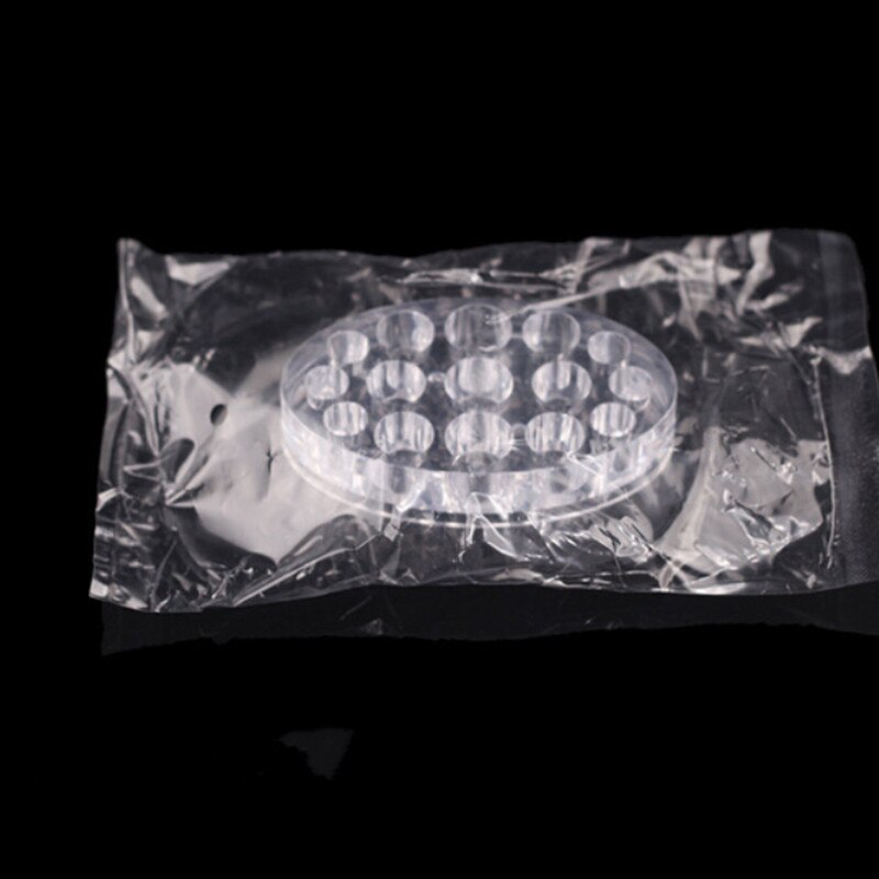 1 ud. Pigmento para bordado de cuerpo portavasos ovalado acrílico pigmento Rack maquillaje permanente portavasos de Color