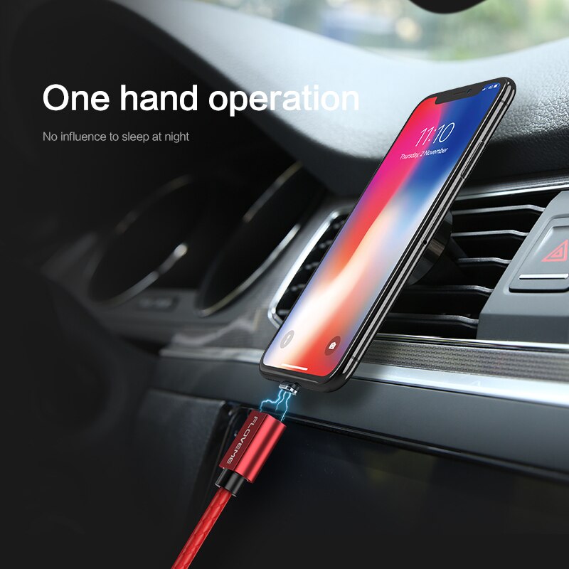 Led Magnetische Usb-kabel Snelle Opladen Type C Kabel Magnetische Lader Lading Micro Usb Kabel Mobiele Telefoon Kabel Usb Cord