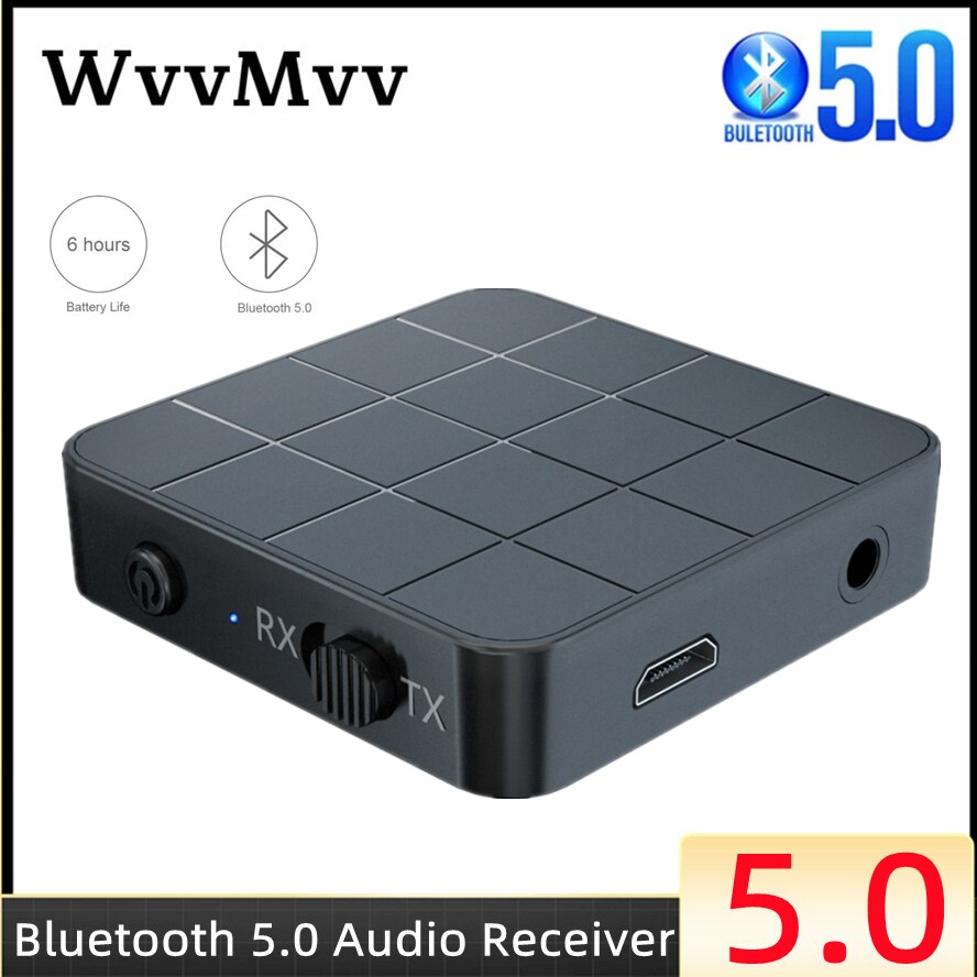 Bluetooth 5.0 audio-empfänger/sender mit 3.5mm aux- und cinch-anschlüssen für stereo-musik, bluetooth-funk-audioadapter für auto, tv und pc-lautsprecher