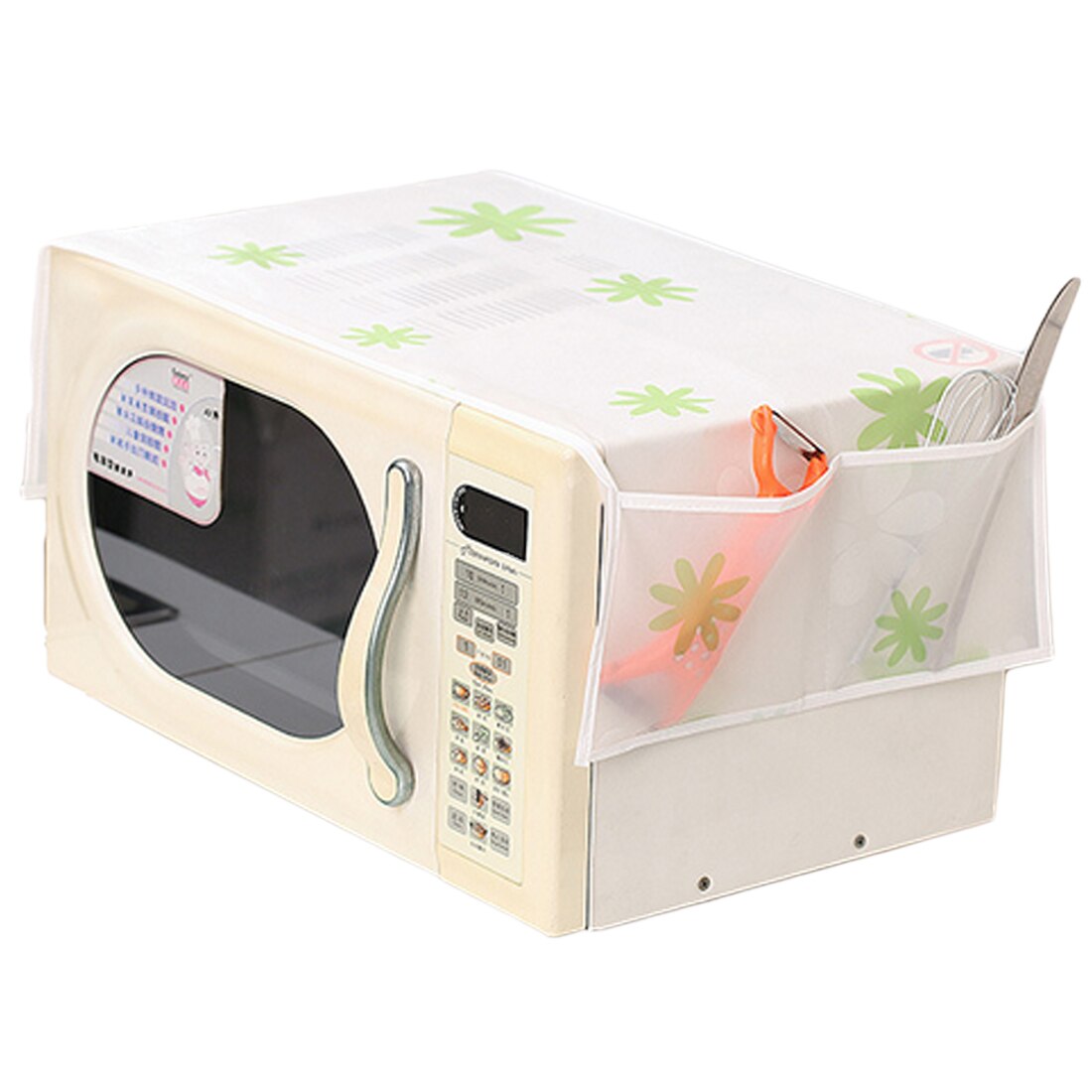 Couvre-four à micro-ondes étanche | Bon avec poche latérale en matériau Peva